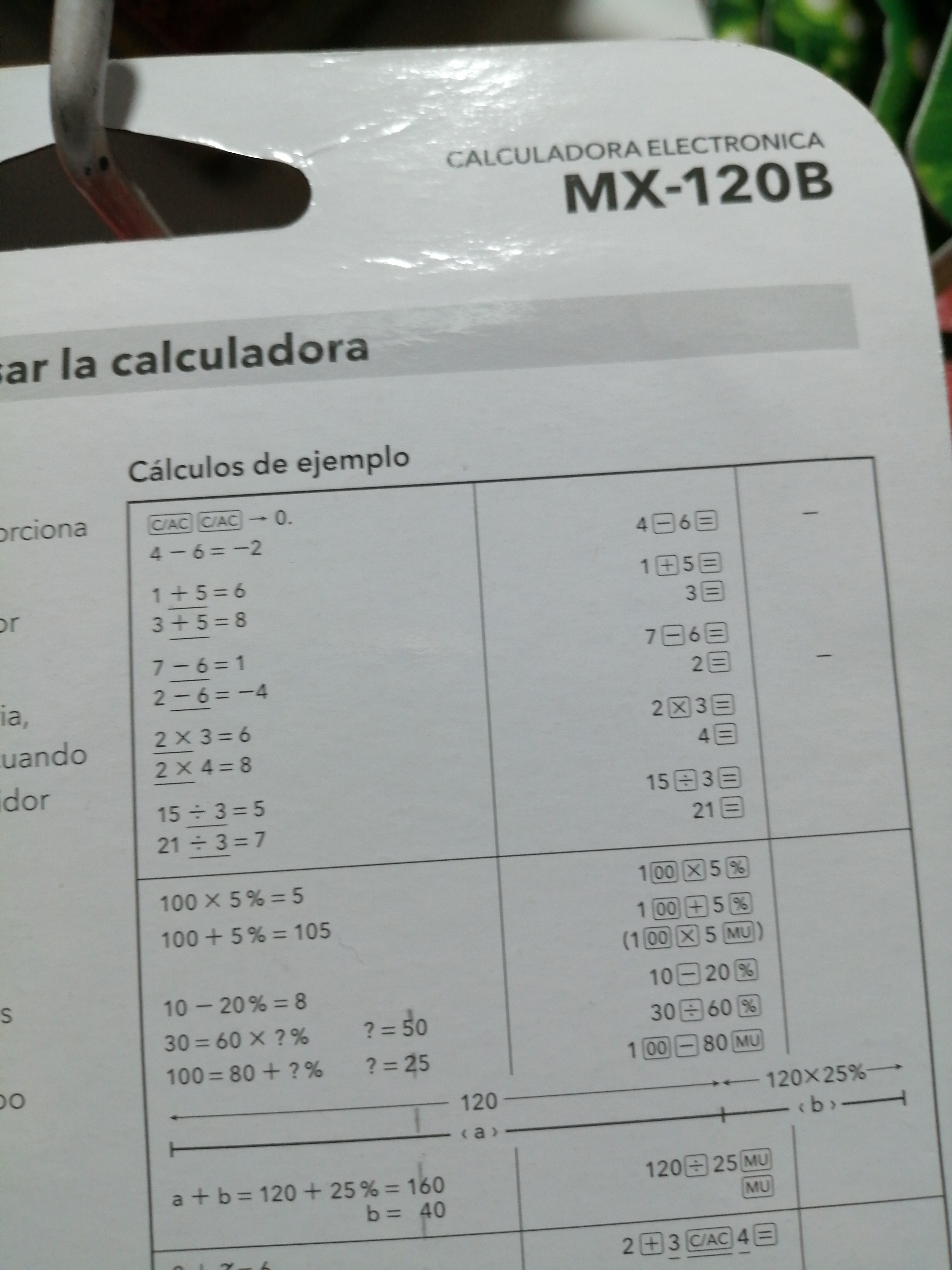 CASIO MX120b CALCULADORA USO RUDO 26071 $150