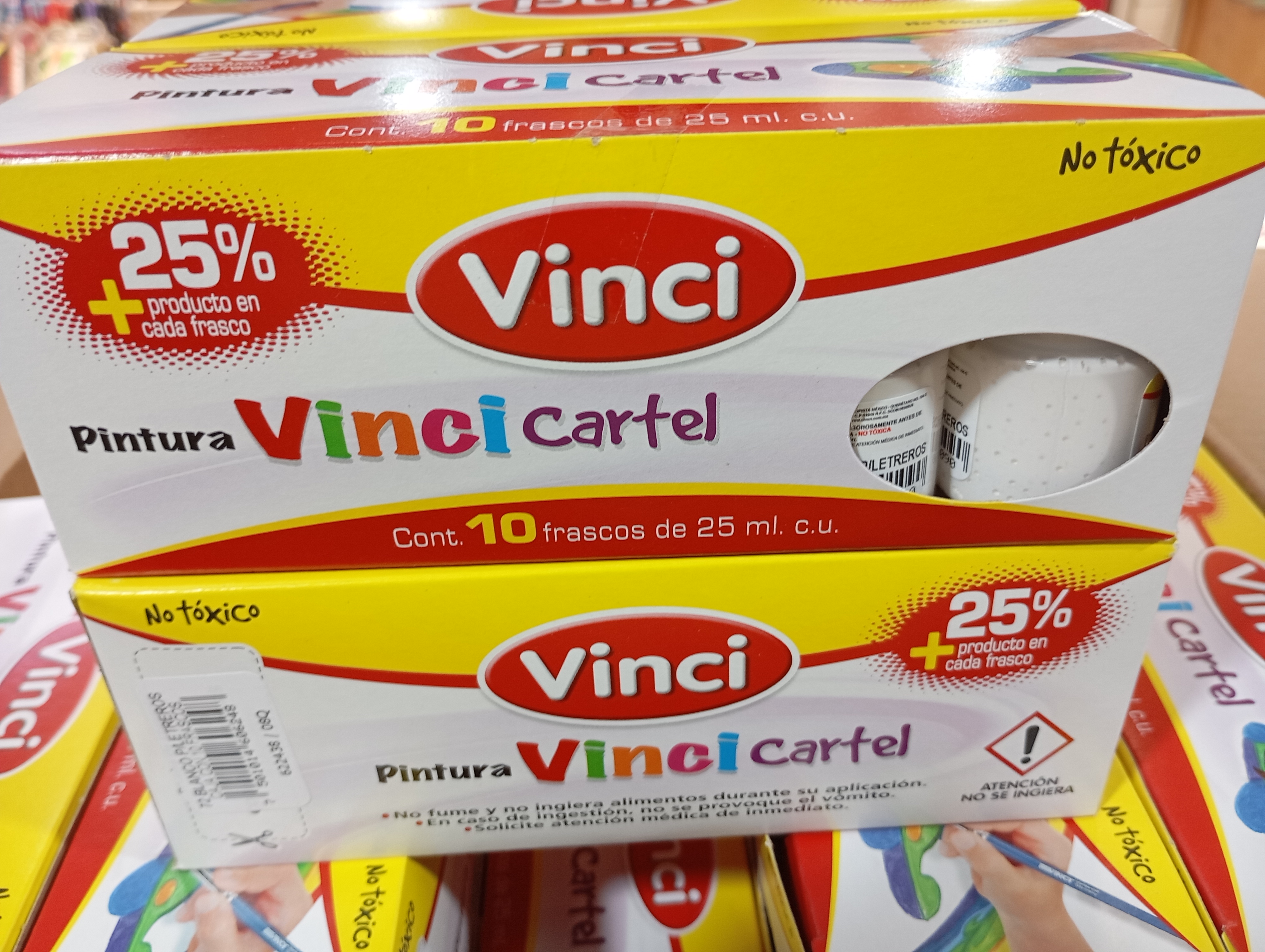 CAJA CON 10 PINTURA VINCI