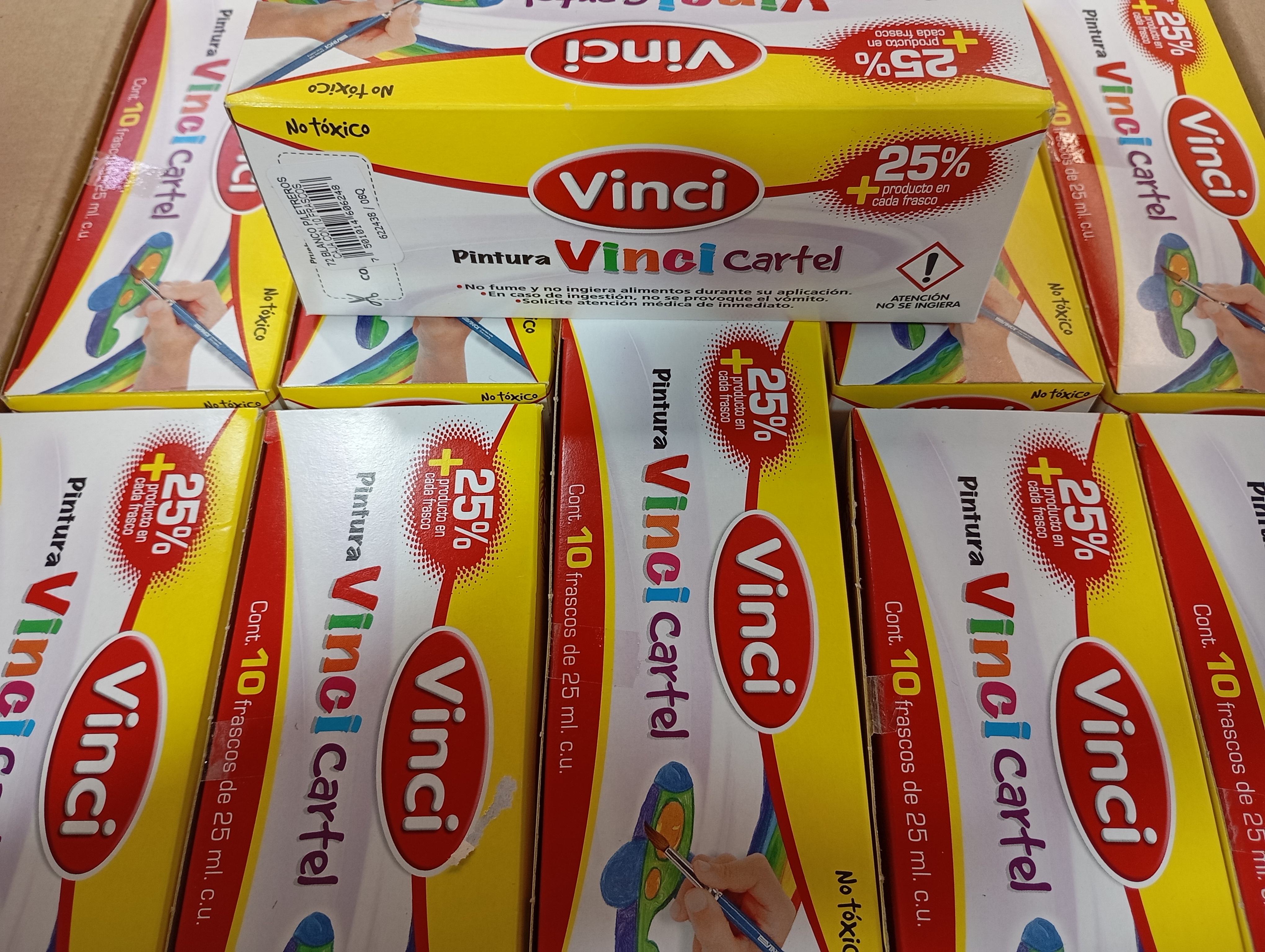 CAJA CON 10 PINTURA VINCI